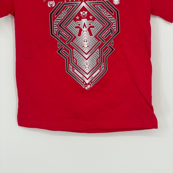 AMERICAN FIGHTER Toddler 5T Red Short Sleeve T-Shirt (31) - Picture 3 of 5